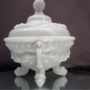 Westmoreland Shell Milk Glass